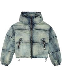DIESEL - W-aves パデッドジャケット - Lyst
