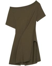 Courreges - Boat Neck Mini Dress - Lyst