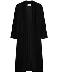Alpha Studio - Ribgebreid Vest - Lyst