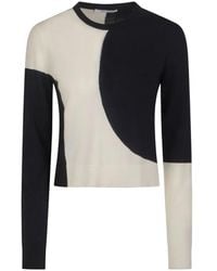 Max Mara - Colour-Block Long-Sleeve Sweater - Lyst