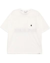 A Bathing Ape - Logo-Embroidered T-Shirt - Lyst