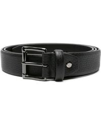 Pal Zileri - Engraved-Buckle Leather Belt - Lyst