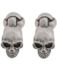 Alexander McQueen Gemelli 'Skull' - Metallizzato