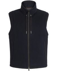 Zegna - Down-filled Wool Gilet - Lyst