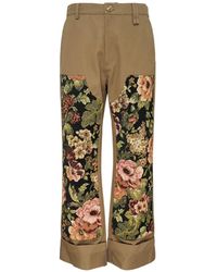 Simone Rocha - Patchwork Floral-Tapestry Trousers - Lyst
