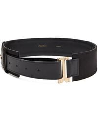 Victoria Beckham - Gürtel mit Logo-Schnalle - Lyst
