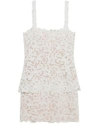Jonathan Simkhai - Robe Courte Rylin En Dentelle Guipure À Fleurs - Lyst