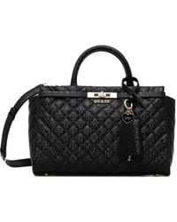 Guess - Gesteppte Idra Tote Bag - Lyst