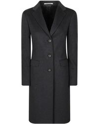 Tagliatore - Single-Breasted Notched-Lapel Coat - Lyst