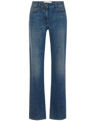Elisabetta Franchi - Denim Cotton Jeans - Lyst