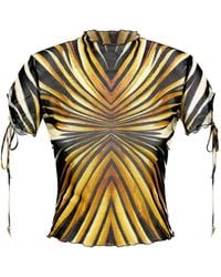 Roberto Cavalli - Ray Of Mesh T-Shirt - Lyst