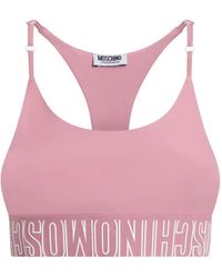Moschino - Technical Fabric Crop Top - Lyst