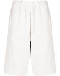 KENZO - Embroidered-logo Track Shorts - Lyst