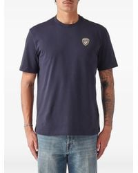 Blauer - Shield Irvin Logo-Patch T-Shirt - Lyst