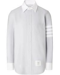 Thom Browne - 4-Bar Oxford Shirt - Lyst