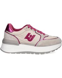 Liu Jo - Chunky-Sole Lace-Up Sneakers - Lyst