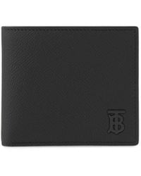 Burberry - Tb Bi-fold Leather Wallet - Lyst