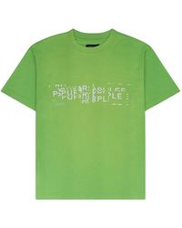 Purple Brand - T-Shirt Glitch Texturé - Lyst
