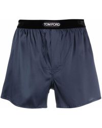 Tom Ford - Silk-blend Logo-waist Boxers - Lyst