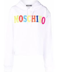 Moschino - Hoodie mit Logo-Print - Lyst