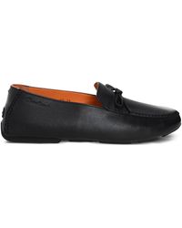 ドレスシューズ・革靴・ビジネスシューズ SANTONI HAVANA L LOAFER BARBADOS MOKEN Santoni Havana L Loafer Barbados Moken Shoes in Natural for