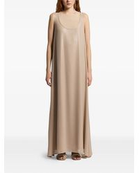 Peserico - Hammered Satin Dress - Lyst
