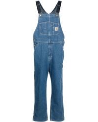 Carhartt - Logo-Patch Straight-Leg Dungarees - Lyst