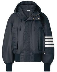 Thom Browne - Veste À Capuche À 4 Bandes Signature - Lyst