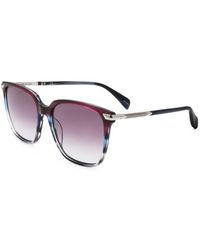 Rag & Bone - Gradient-Effect Square-Frame Sunglasses - Lyst