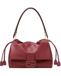 Fendi - Medium Mamma Baguette Ff-Buckle Tote Bag - Lyst