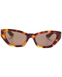 Oliver Peoples - Tortoiseshell Cat-Eye Sunglasses - Lyst