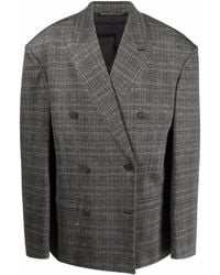 Balenciaga - Jackets Grey - Lyst