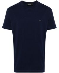 DSquared² - Logo-appliqué Cotton T-shirt - Lyst