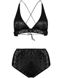 Oséree Bikini Met Pailletten - Zwart