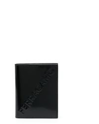 Ferragamo - Logo-debossed Bi-fold Leather Wallet - Lyst