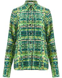 Ferragamo - Camicia A Quadri - Lyst