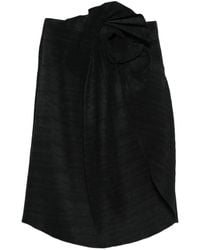 Magda Butrym - Floral-Knot Plissé Skirt - Lyst