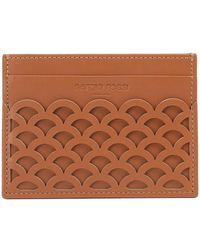 Sergio Rossi - Sr Mermaid Leather Cardholder - Lyst
