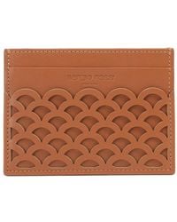 Sergio Rossi - Sr Mermaid Leather Cardholder - Lyst