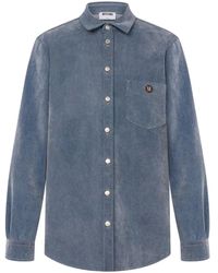 Moschino - Brushed Button-Up Shirt - Lyst