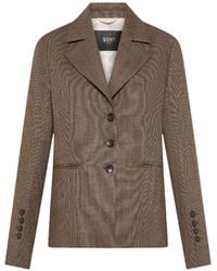 Seventy - Giacca A Quadri Con Revers Classici - Lyst