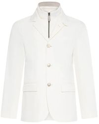 Herno - Silk-Cashmere Formal Blazer - Lyst