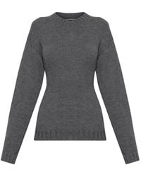 Jil Sander - Ribbed-Knit V-Neck Sweater - Lyst