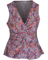 Veronica Beard - Haut Péplum À Motif Cachemire - Lyst