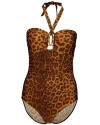 Zimmermann - Mahon Bamboo-Link Swimsuit - Lyst