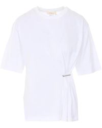 Twinset - Plaque Ruffle T-Shirt - Lyst