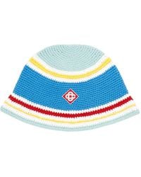CASABLANCA - Striped Beanie Hat - Lyst
