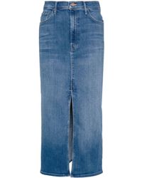 Mother - The Reverse Pencil Pusher Jeansrock - Lyst
