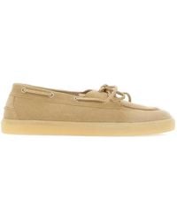 COPENHAGEN - Tonal-Lacing Suede Boat Shoes - Lyst