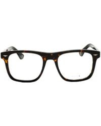Police - Tortoiseshell-Effect Rectangle-Frame Glasses - Lyst